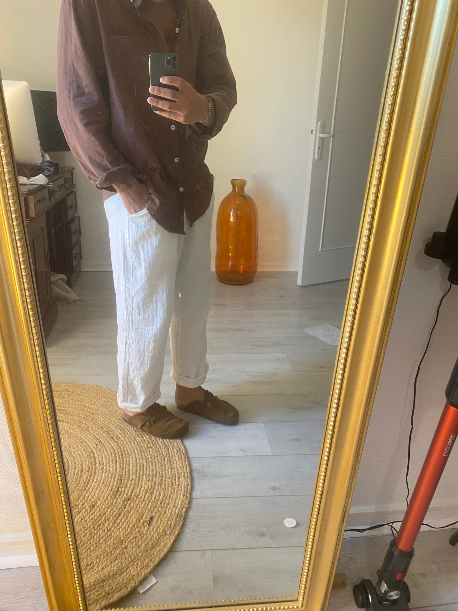 Pantalon en lin  – photo 3